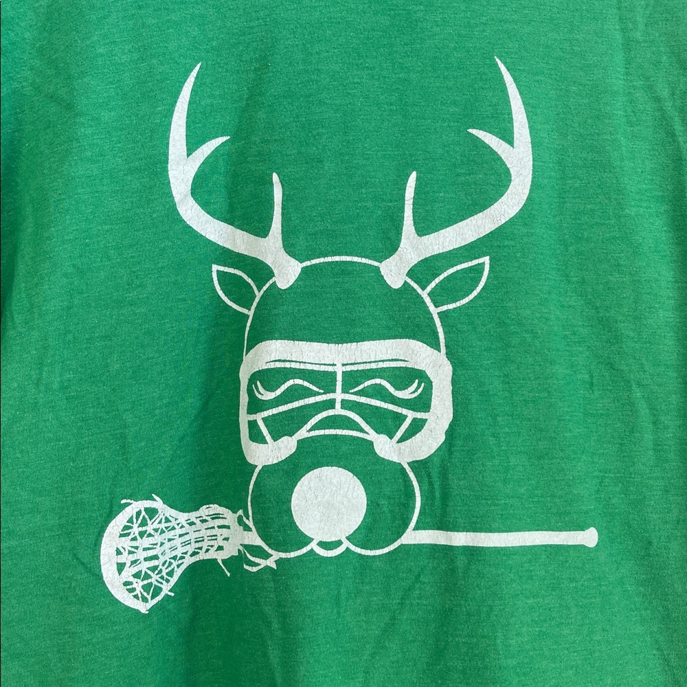 Chalktalk Sports lacrosse holiday t shirt 🥍🦌 - Picture 2 of 7
